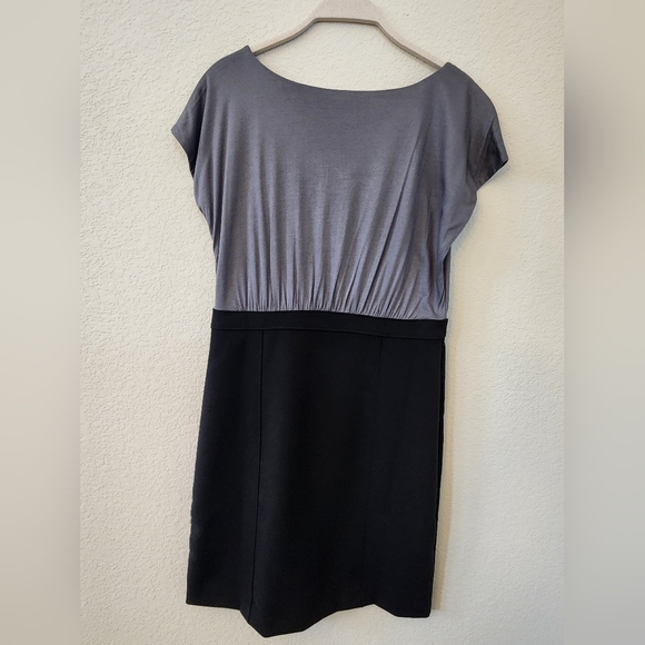 Loft Women's Dress Gray/Black Size 6P - Picture 2 of 5